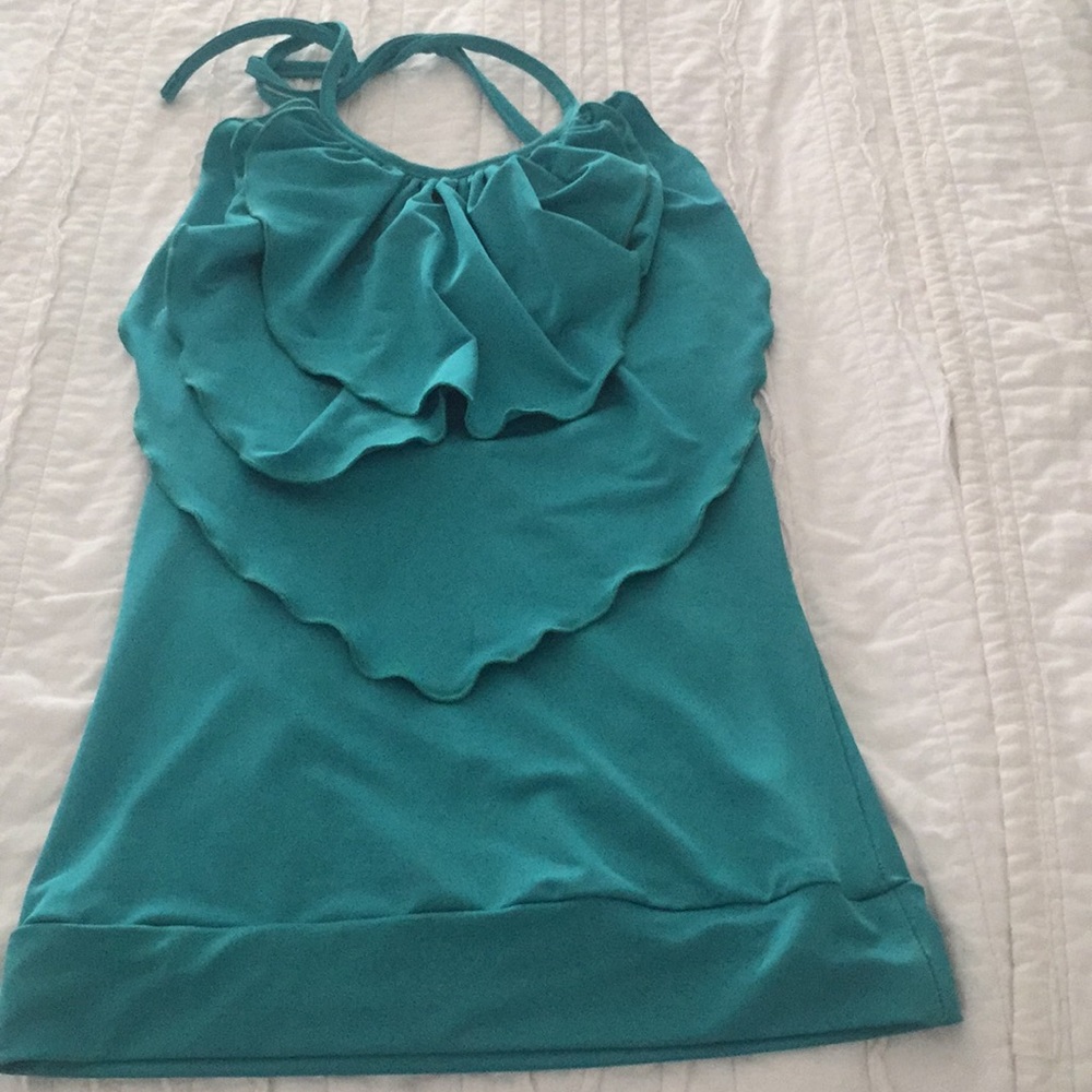 Green shirt custom made Xtra small.